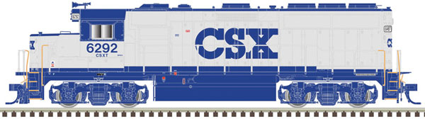 Atlas N EMD GP40-2 with Dynamic Brakes - LokSound and DCC - Master Gold(R) -- CSX 6292 (Early Scheme, blue, gray)