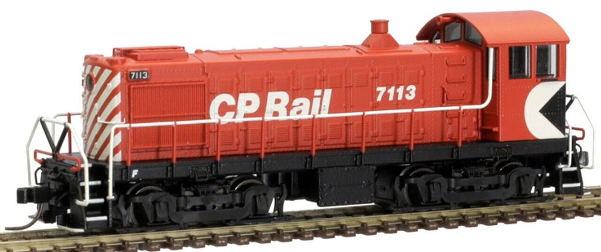Atlas ATL40005000 Alco S4 - Standard DC - Master(R) Silver -- Canadian Pacific 7117 (red, black, white) - ATL40005000