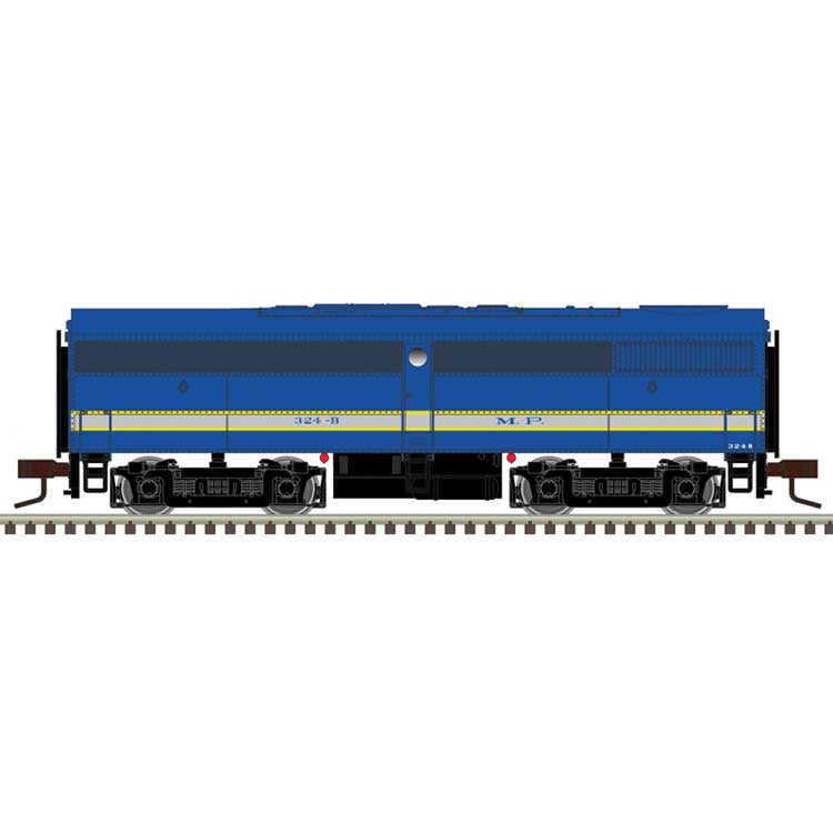Atlas N Alco FB1 - Sound and DCC - Master(R) Gold -- Missouri Pacific #322B (blue, gray, yellow)