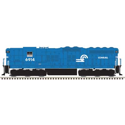 EMD SD9 - Standard DC -- Conrail 6914 (blue, white)