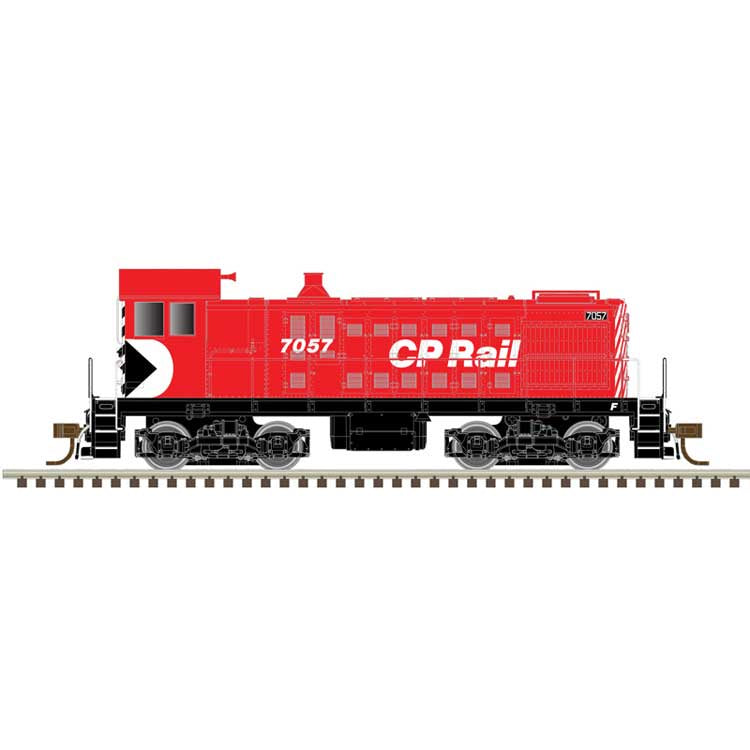 Atlas N Alco S2 - Standard DC - Master(R) -- Canadian Pacific (CP) #7045 (red, black, white)