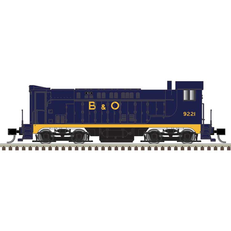 Atlas N Baldwin VO1000 - LokSound and DCC - Master(R) Gold -- Baltimore & Ohio #9221 (blue, yellow)