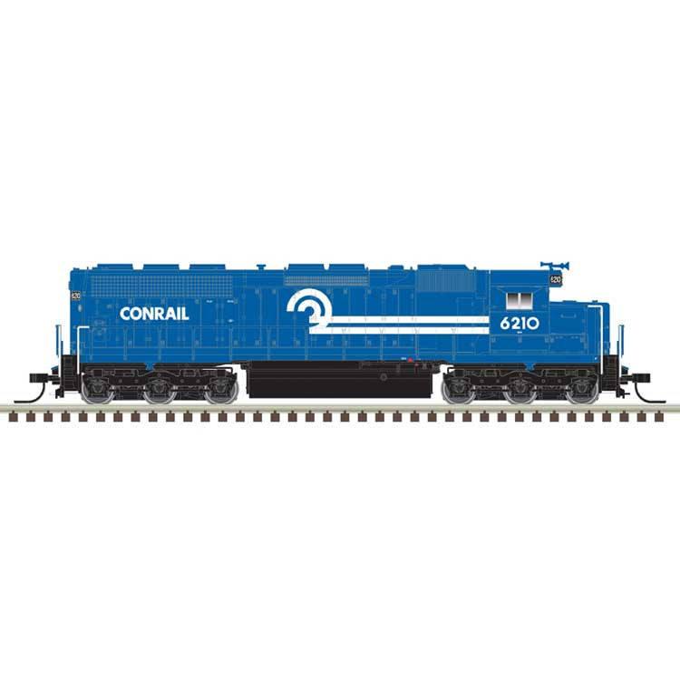 Atlas N EMD SD45 Low Nose - Standard DC - Master(R) Silver -- Conrail #6216 (blue, white)