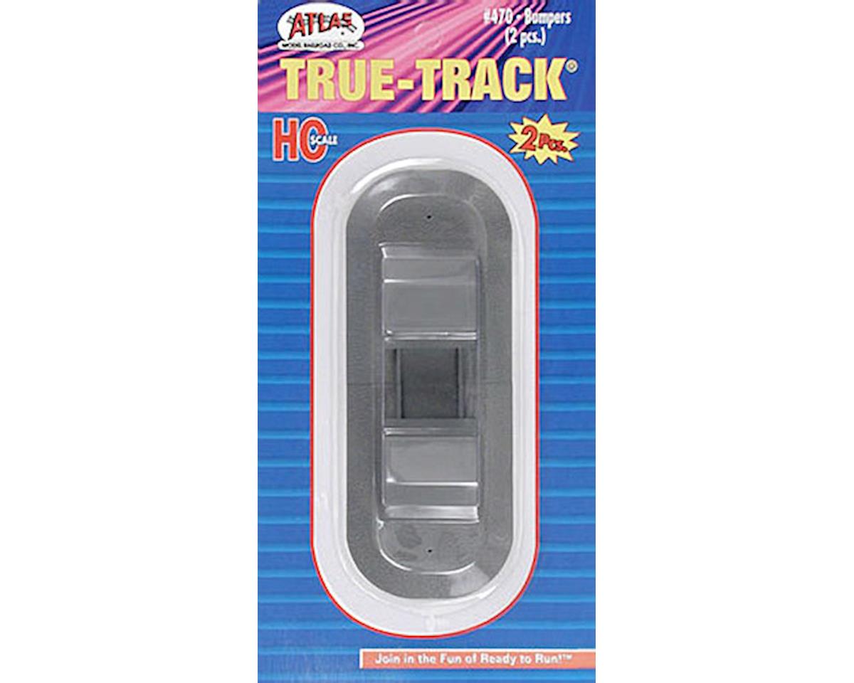 Atlas True-Track(R) Code 83 Track & Roadbed System -- Bumpers pkg(2) - ATL470