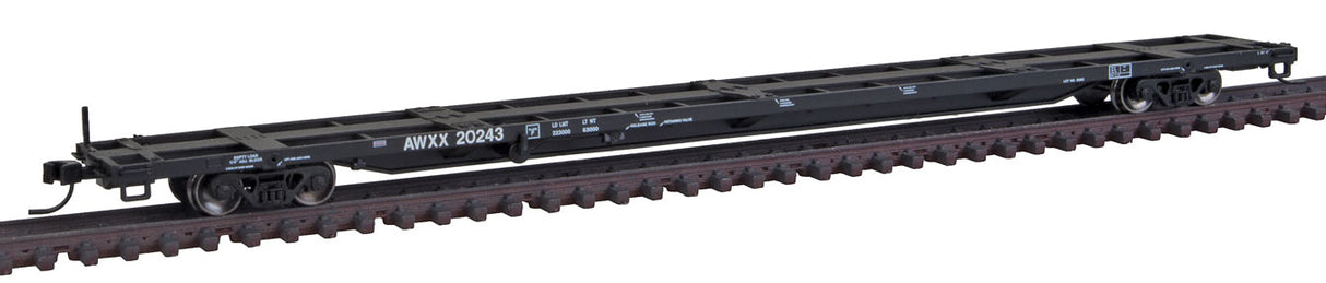 Atlas N-Scale 85' TRASH FLAT ALLIED #20243 - ATL50001676