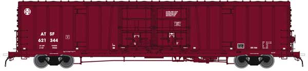 Atlas N BX-166 Box, SF/Berwind J Repaint #621344 - ATL50004059
