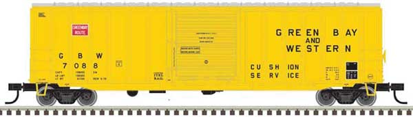 Atlas N Trainman 50' 6" Box, GB&W #7038 - ATL50004277