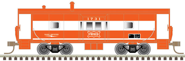 Atlas ATL50004555 N Bay Window Caboose, Frisco #1731 - ATL50004555