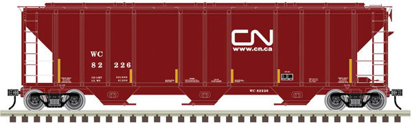 Atlas N PS-4472 Covered Hopper, CN/WC #82233 - ATL50004596