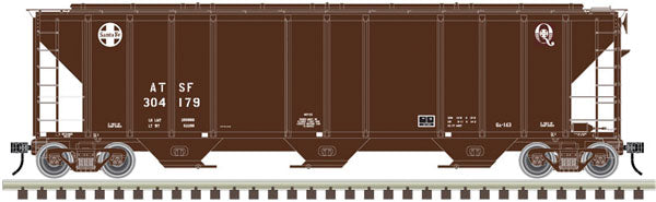 Atlas N PS-4472 Covered Hopper, SF/Q Logo #304977 - ATL50004602