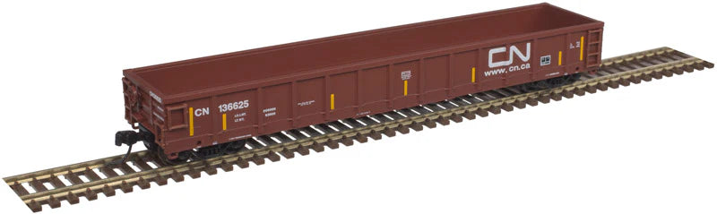 Atlas N Evans Gondola, CN/Brown/White/Yellow #136625 - ATL50004688