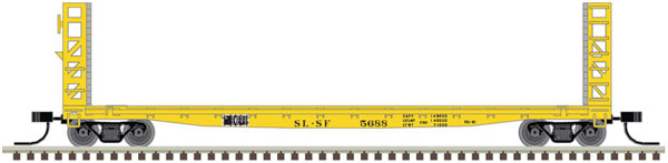 Atlas N 48' GSI Bulkhead Flat Car, Frisco #5607 - ATL50004810