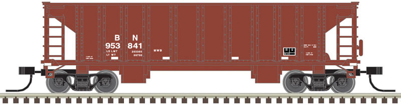 Atlas N 41' Ballast Hopper, BN (3) - ATL50004853