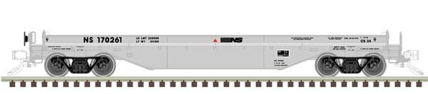 Atlas 42' Coil Steel Car with Fishbelly Side Sill - Ready to Run - Master(R) -- Norfolk Southern Class CS 24, 170159 (gray, No Cover) - ATL50004895