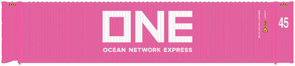 Atlas N 45' Container, ONE Set #2 (702799, 702853, 702976) - ATL50004980