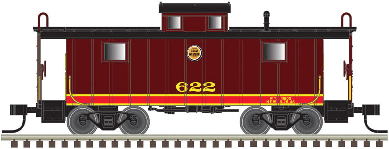 Atlas N NE-5 Caboose (CGW) Chicago Great Western 622 - ATL50005340