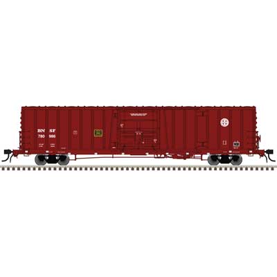 Atlas N Class BX-177 Plug-Door Boxcar - Ready to Run - Master(R) -- BNSF Railway #781007 (Boxcar Red, White Circle Cross Logo)