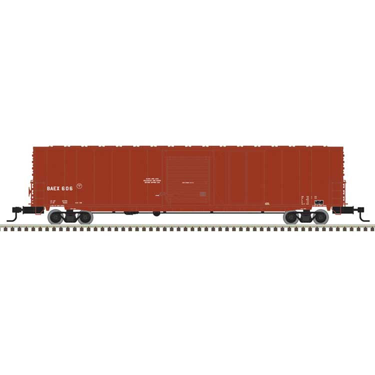 Atlas N ACF 60' Single-Door Auto Parts Boxcar - Ready to Run - Master(R) -- The Andersons BAEX #604 (Boxcar Red, white)
