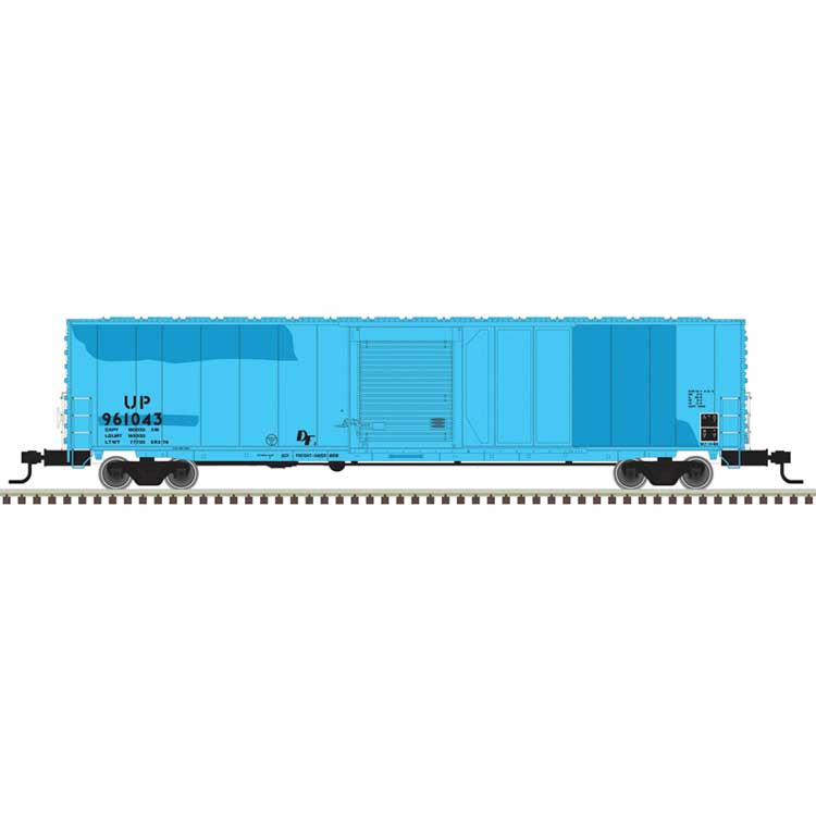 Atlas N ACF 60' Single-Door Auto Parts Boxcar - Ready to Run - Master(R) -- Union Pacific (UP) #961043 (Ex-RI, patched blue)