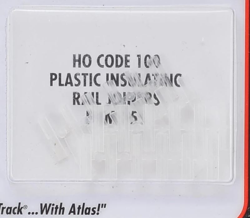 Atlas Plastic Insulating Rail Joiners pkg(24) - ATL55