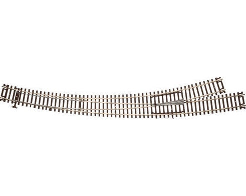 Atlas Code 83 Curved Turnout - Customline(R) Mark IV -- Left Hand - Inside Radius 22", Outside 30" - ATL595