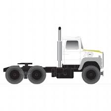 Atlas ATL60000142 Ford(R) LNT 9000 Tractor Only - Assembled -- Painted to Match Lucky Lager (white, gold, red) 45' Pines Trailer - ATL60000142