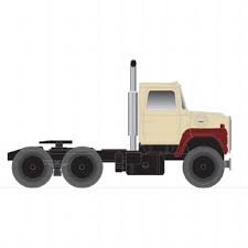 Atlas ATL60000146 Ford(R) LNT 9000 Tractor Only - Assembled -- Painted to Match Schlitz (tan, maroon) 45' Pines Trailer - ATL60000146