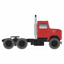 Atlas ATL60000147 Ford(R) LNT 9000 Tractor Only - Assembled -- Painted to Match Stroh's (red, gold) 45' Pines Trailer - ATL60000147