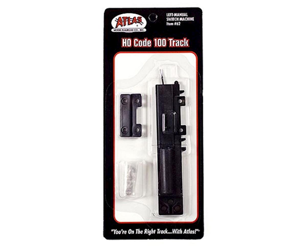 Atlas Manual Switch Machine w/Black Ties -- Left Hand - ATL62