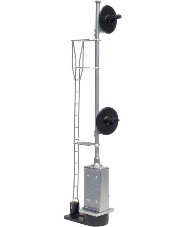 Atlas 70000087 HO Searchlight Signal with US&S Cabinet (UP Style) - Atlas Signal System -- Double-Head
