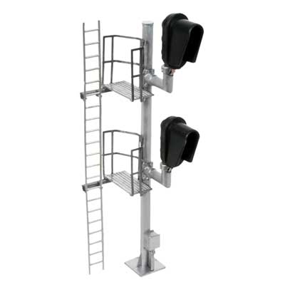 Atlas HO Signal/Hooded Modern, Double Head LH - ATL70000096