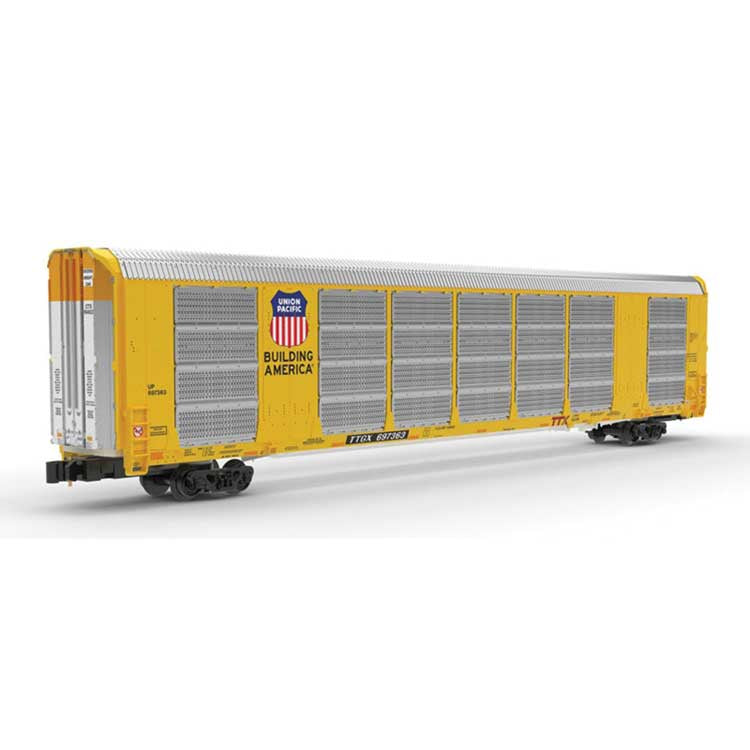 Atlas Z Gunderson Multi-Max Enclosed Auto Rack - Ready to Run - Master(R) -- Union Pacific TTGX #697387 (silver, yellow, black; Building America Logo)