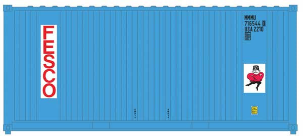 O 20' CONTAINER - FESCO #716544 & 716590