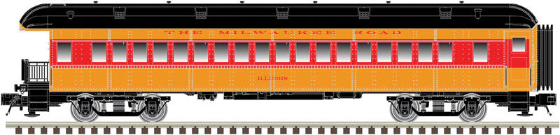 Atlas O TRAINMAN 60' OBSERVATION CAR MILWAUKEE ROAD #ILLINOIS - ATO20027131
