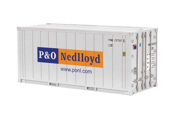 Atlas O 20' Reefer Container 8-Pack - Assembled -- 2 Each Hapag-Lloyd, Maersk, Mitsui OSK, P&O Nedlloyd