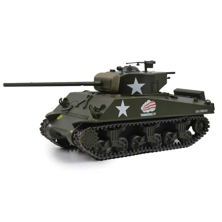 Atlas O US M4A3 Sherman Medium Tank - Assembled -- Creighton Abrams' "Thunderbolt IV", 37th Tank Battalion Belgium, December