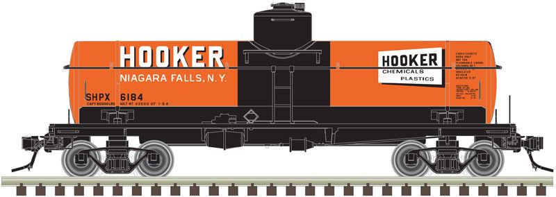 Atlas O O 8,000 GALLON TANK CAR - HOOKER CHEMICALS #6195 - ATO3003829-4