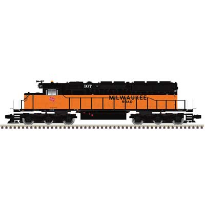 Atlas O EMD SD40-2 - 3-Rail - Proto-Sound 3.0 and DCS - Premier -- Milwaukee Road 146 (orange, black) - ATO30138012