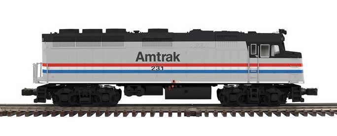Atlas O EMD F40PH - 3-Rail - Proto-Sound 3.0 - Premier -- Amtrak #216 (Phase III, silver, red, white, blue) - ATO30138030
