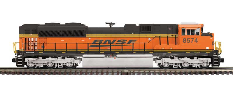 EMD SD70ACe - 3-Rail - Proto-Sound 3.0 - Premier -- BNSF #8574 (orange, green)