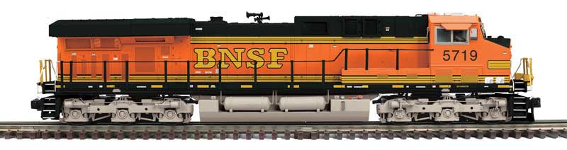 GE ES44AC - 3-Rail - ProtoSound 3 and DCS - Premier -- BNSF Railway #5742 (H2, orange, black, yellow)