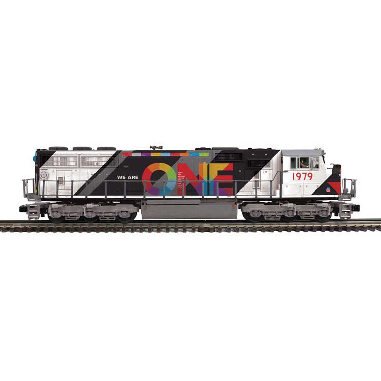 Atlas O EMD SD70MAC - 3-Rail - Proto-Sound 3.0 - Premier -- Union Pacific #1979 (ONE Scheme, gray, white, red, orange, blue)