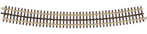 Atlas O 21st Century Track System(TM) Nickel Silver Rail w/Brown Ties - 3-Rail -- O-99 Full Curved Section - ATO6014