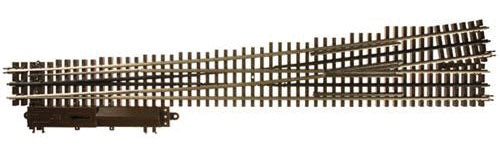 Atlas O Atlas O 21st Century Track System(TM) Nickel Silver Rail w/Brown Ties - 3-Rail -- #7.5 High-Speed Switch - Left-Hand - ATO6021