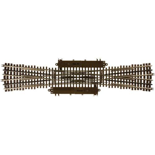 Atlas O 21st Century Track System(TM) Nickel Silver Rail w/Brown Ties - 3-Rail -- #5 Double Slip Switch - ATO6027