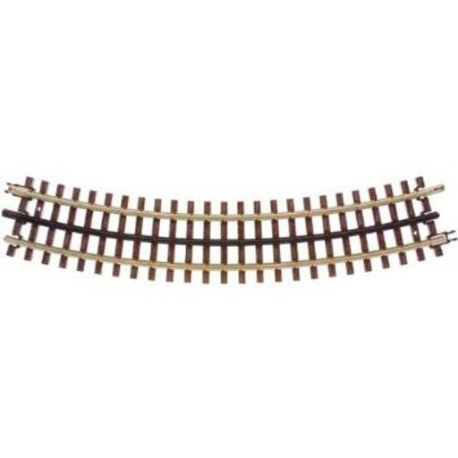 Atlas O 21st Century Track System(TM) Nickel Silver Rail w/Brown Ties - 3-Rail -- O45 Full Curved Section (12pcs./circle) - ATO6045