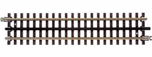 Atlas O 21st Century Track System(TM) Nickel Silver Rail w/Brown Ties - 3-Rail -- Straight - 10" 25.4cm - ATO6050