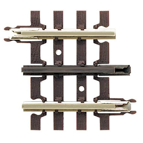 Atlas O 21st Century Track System(TM) Nickel Silver Rail w/Brown Ties - 3-Rail -- 1-3/4" Straight - ATO6052
