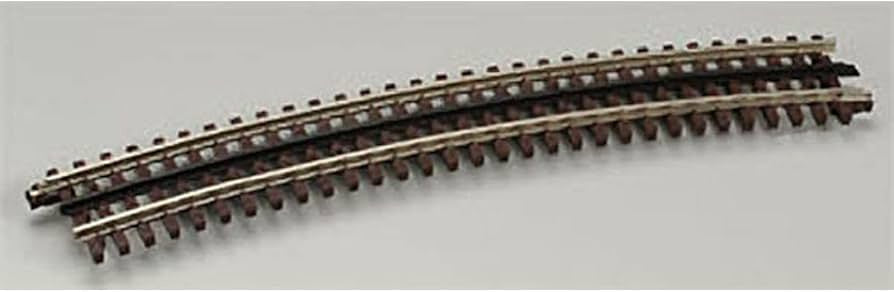 Atlas O Atlas O 21st Century Track System(TM) Nickel Silver Rail w/Brown Ties - 3-Rail -- O-72 Full Curved Section (16 Pieces Makes a Circle) - ATO6062