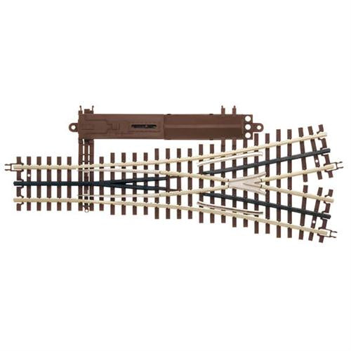Atlas O Atlas O 21st Century Track System(TM) Nickel Silver Rail w/Brown Ties - 3-Rail -- O72 Wye Remote Custom Supreme Switch - ATO6074